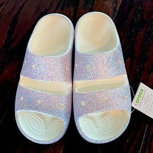 CROCS CLASSIC GLITTER SANDAL
